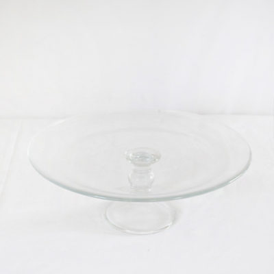Clear cake stand