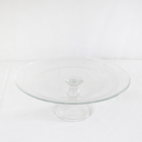 Glass Cake Stand - Blush Weddings & Events