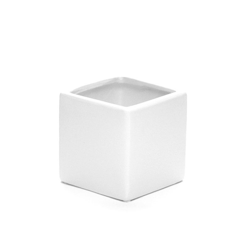 Square Vase White Blush Weddings & Events