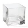 clear square tea light