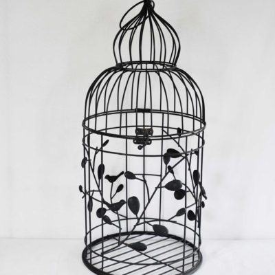 Black Iron Bird Cage