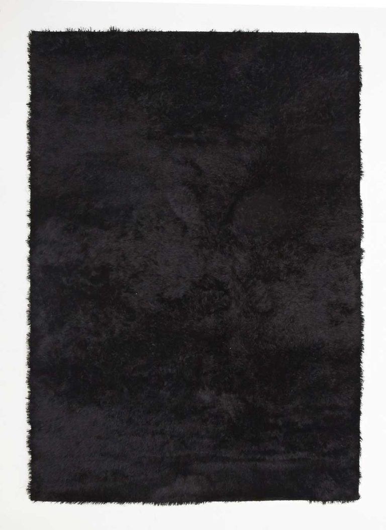 Rug Black Shaggy Blush Weddings & Events