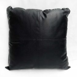 Black Leather Cushion