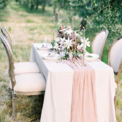 Rose Gold Cheesecloth